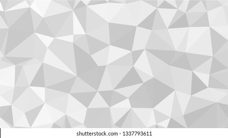 White Polygonal Mosaic Background, Low Poly Style, Vector illustration, Business Design Templates