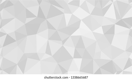 White Polygonal Mosaic Background, Low Poly Style, Vector illustration, Business Design Templates
