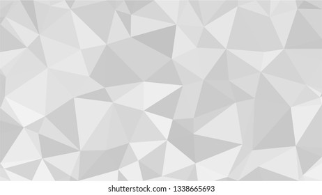 White Polygonal Mosaic Background, Low Poly Style, Vector illustration, Business Design Templates