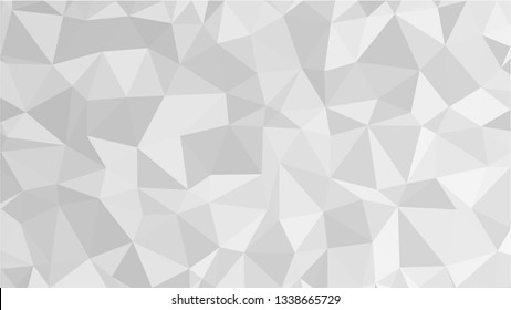 White Polygonal Mosaic Background, Low Poly Style, Vector illustration, Business Design Templates