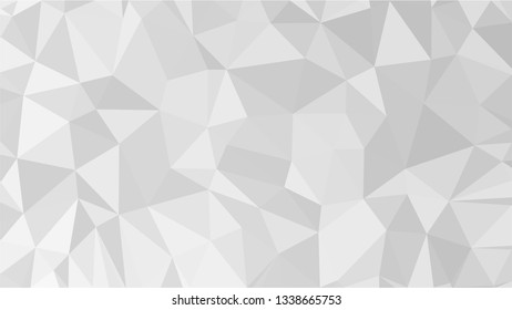 White Polygonal Mosaic Background, Low Poly Style, Vector illustration, Business Design Templates
