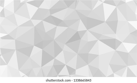White Polygonal Mosaic Background, Low Poly Style, Vector illustration, Business Design Templates