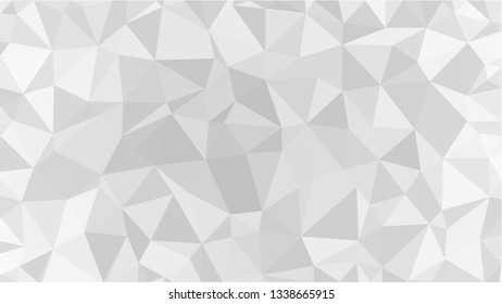 White Polygonal Mosaic Background, Low Poly Style, Vector illustration, Business Design Templates