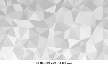 White Polygonal Mosaic Background, Low Poly Style, Vector illustration, Business Design Templates