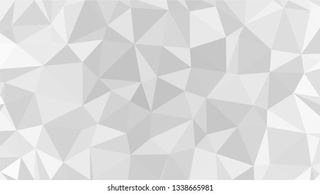 White Polygonal Mosaic Background, Low Poly Style, Vector illustration, Business Design Templates