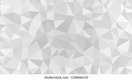 White Polygonal Mosaic Background, Low Poly Style, Vector illustration, Business Design Templates