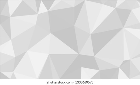White Polygonal Mosaic Background, Low Poly Style, Vector illustration, Business Design Templates