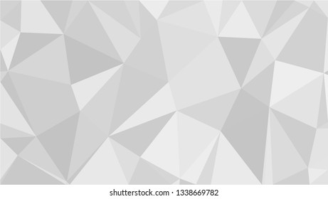 White Polygonal Mosaic Background, Low Poly Style, Vector illustration, Business Design Templates