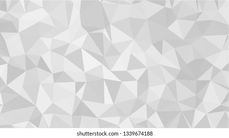 White Polygonal Mosaic Background, Low Poly Style, Vector illustration, Business Design Templates