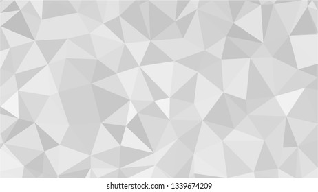 White Polygonal Mosaic Background, Low Poly Style, Vector illustration, Business Design Templates
