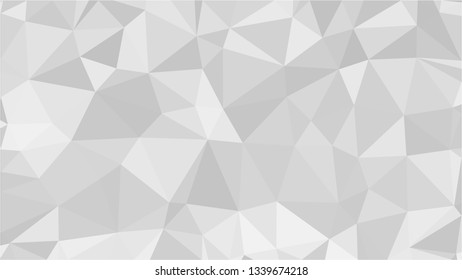 White Polygonal Mosaic Background, Low Poly Style, Vector illustration, Business Design Templates
