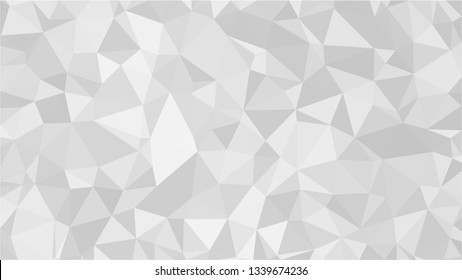 White Polygonal Mosaic Background, Low Poly Style, Vector illustration, Business Design Templates