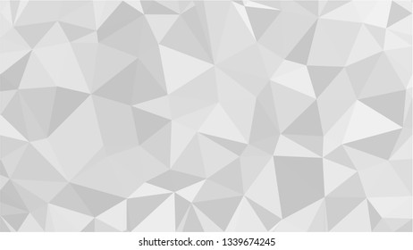 White Polygonal Mosaic Background, Low Poly Style, Vector illustration, Business Design Templates