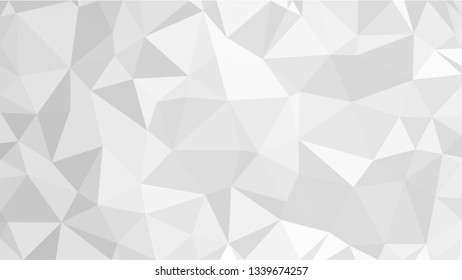 White Polygonal Mosaic Background, Low Poly Style, Vector illustration, Business Design Templates