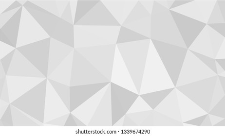 White Polygonal Mosaic Background, Low Poly Style, Vector illustration, Business Design Templates