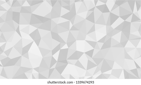 White Polygonal Mosaic Background, Low Poly Style, Vector illustration, Business Design Templates