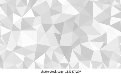 White Polygonal Mosaic Background, Low Poly Style, Vector illustration, Business Design Templates