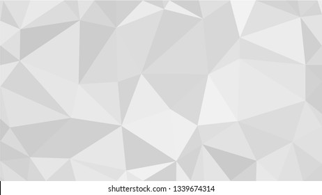 White Polygonal Mosaic Background, Low Poly Style, Vector illustration, Business Design Templates
