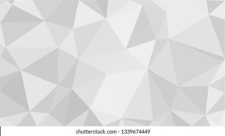 White Polygonal Mosaic Background, Low Poly Style, Vector illustration, Business Design Templates