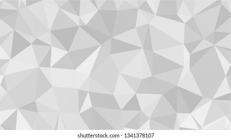 White Polygonal Mosaic Background, Low Poly Style, Vector illustration, Business Design Templates