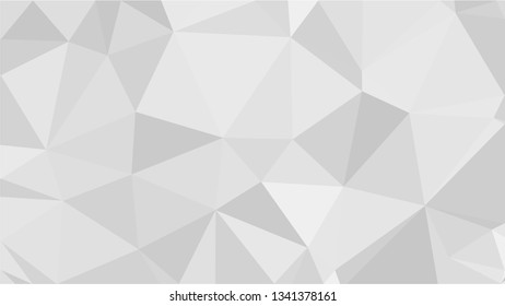 White Polygonal Mosaic Background, Low Poly Style, Vector illustration, Business Design Templates