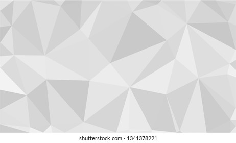 White Polygonal Mosaic Background, Low Poly Style, Vector illustration, Business Design Templates