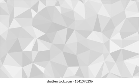 White Polygonal Mosaic Background, Low Poly Style, Vector illustration, Business Design Templates