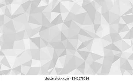 White Polygonal Mosaic Background, Low Poly Style, Vector illustration, Business Design Templates