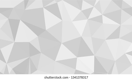 White Polygonal Mosaic Background, Low Poly Style, Vector illustration, Business Design Templates