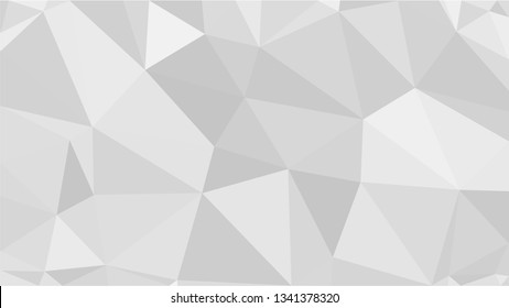 White Polygonal Mosaic Background, Low Poly Style, Vector illustration, Business Design Templates