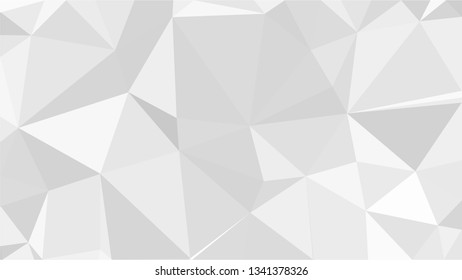 White Polygonal Mosaic Background, Low Poly Style, Vector illustration, Business Design Templates