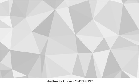 White Polygonal Mosaic Background, Low Poly Style, Vector illustration, Business Design Templates