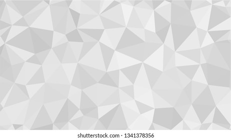 White Polygonal Mosaic Background, Low Poly Style, Vector illustration, Business Design Templates