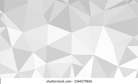 White Polygonal Mosaic Background, Low Poly Style, Vector illustration, Business Design Templates