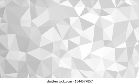 White Polygonal Mosaic Background, Low Poly Style, Vector illustration, Business Design Templates