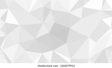 White Polygonal Mosaic Background, Low Poly Style, Vector illustration, Business Design Templates