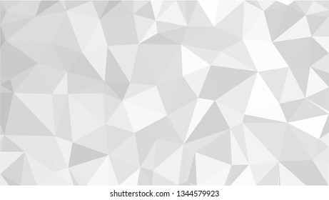 White Polygonal Mosaic Background, Low Poly Style, Vector illustration, Business Design Templates