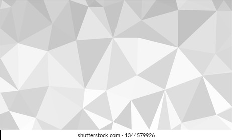 White Polygonal Mosaic Background, Low Poly Style, Vector illustration, Business Design Templates