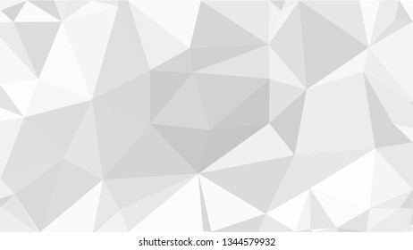White Polygonal Mosaic Background, Low Poly Style, Vector illustration, Business Design Templates