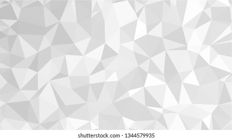 White Polygonal Mosaic Background, Low Poly Style, Vector illustration, Business Design Templates