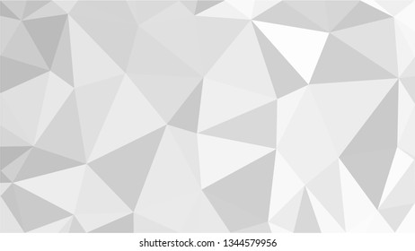 White Polygonal Mosaic Background, Low Poly Style, Vector illustration, Business Design Templates