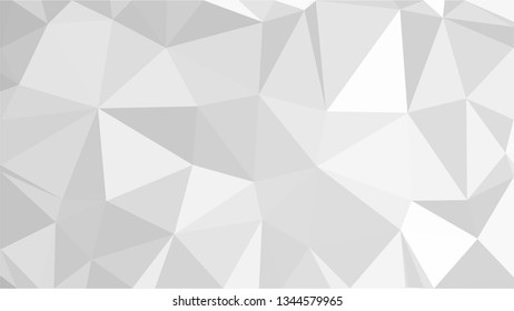 White Polygonal Mosaic Background, Low Poly Style, Vector illustration, Business Design Templates