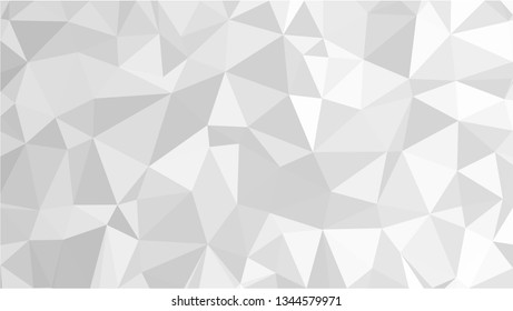 White Polygonal Mosaic Background, Low Poly Style, Vector illustration, Business Design Templates