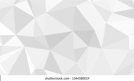 White Polygonal Mosaic Background, Low Poly Style, Vector illustration, Business Design Templates