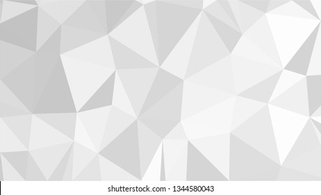 White Polygonal Mosaic Background, Low Poly Style, Vector illustration, Business Design Templates