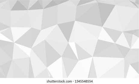 White Polygonal Mosaic Background, Low Poly Style, Vector illustration, Business Design Templates