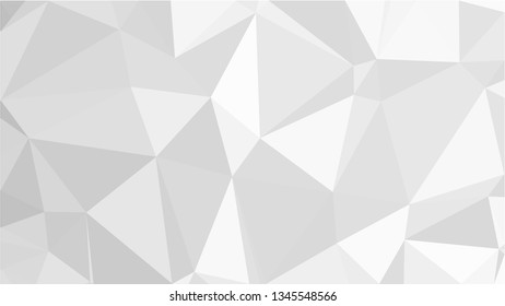 White Polygonal Mosaic Background, Low Poly Style, Vector illustration, Business Design Templates