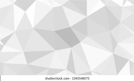 White Polygonal Mosaic Background, Low Poly Style, Vector illustration, Business Design Templates