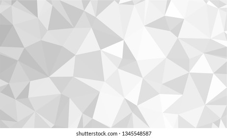 White Polygonal Mosaic Background, Low Poly Style, Vector illustration, Business Design Templates