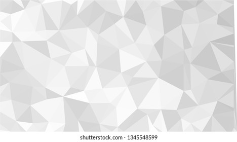 White Polygonal Mosaic Background, Low Poly Style, Vector illustration, Business Design Templates